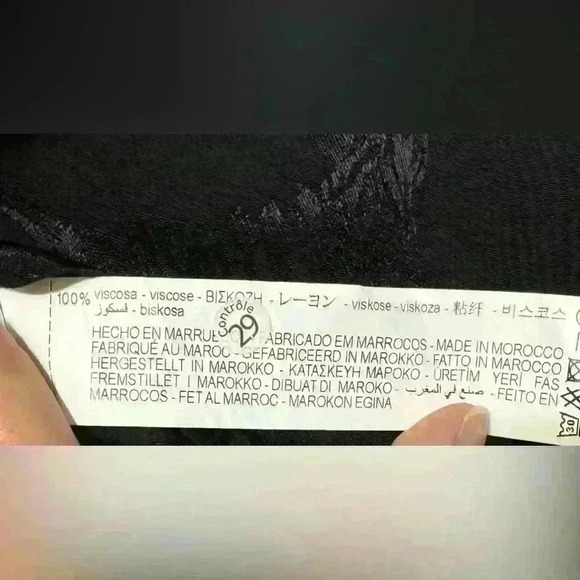 ZARA Women’s Large Zebra BLACK STRAPPY MINI DRESS RUCHED SIDE IRRIDESCENT ZEBRAS - Picture 12 of 12